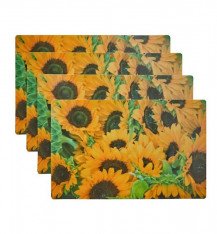 Gratis Platz-Set 8-teilig Mit Sonnenblumen-Motiv
