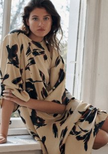 Oversized print dress