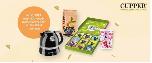 CUPPER Bio-Tee Gewinnspiel (Abgelaufen)