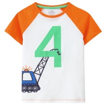 Kinder T-Shirt mit Geburtstagszahl