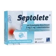 Septolete mit Eukalyptus-geschmack 3mg/1