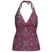 Damen Tankinioberteil mit Paisley-Muster
