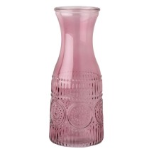 Glasflasche mit Muster