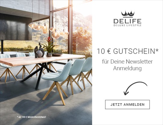 Registriere dich für den DELIFE Newsletter & erhalte 10 € für deine Anmeldung geschenkt.Die Anmeldung...