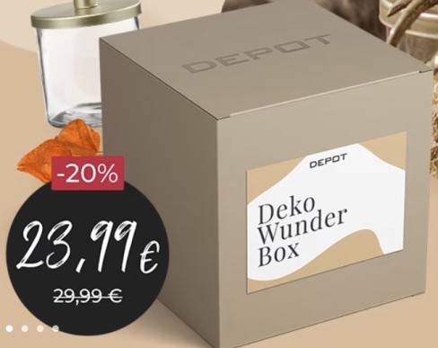 Limitierte Box mit Deko-Inhalt