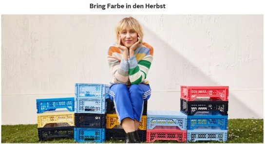 Ein gemütliches Zuhause, kuschelige Herbstkleidung und angesagte Accessoires für regnerische Tage - bring Farbe in...