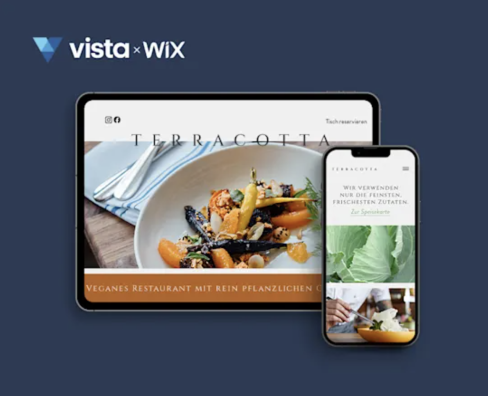 Deine Sparwelt präsentiert: der Baukasten von Vista x Wix für deine Online-Präsenz
