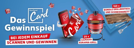 Mit der Kaufland App und der digitalen Kaufland Card hast du jeden Monat die Chance...