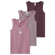 3 Mädchen Unterhemden im Set