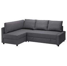 FRIHETEN / KLAGSHAMN Eckbettsofa mit Bettkasten