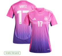 DFB Auswärtstrikot 2024 - Frauen mit Aufdruck Wirtz 17