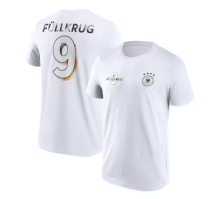 DFB Füllkrug Spieler T-Shirt - Weiß - Herren
