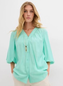 Bluse mit 3/4-Ärmeln