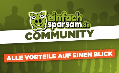 Alle Vorteile der Einfach-Sparsam.de Community auf eine Blick Alle Vorteile der Einfach-Sparsam.de Community auf eine Blick