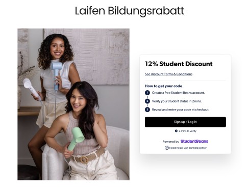 12 % Studentenrabatt – weil Studieren schon teuer genug ist!