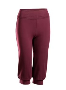 3/4-Hose Yoga Damen Baumwolle