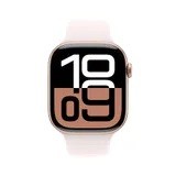 Apple Watch Series 10 LTE 46mm Rose Gold Aluminiumgehäuse mit Light Blush Sportarmband - M/L