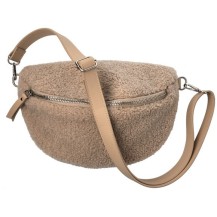 Damen Crossbody-Bag aus Plüsch