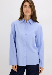 Hemdbluse aus reiner Baumwolle