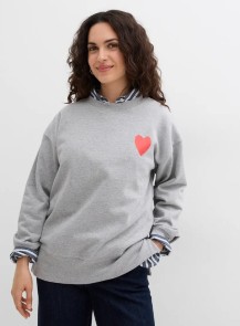 Oversized-Sweatshirt aus Bio-Baumwolle