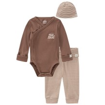 Newborn Set mit Body, Hose und Mütze