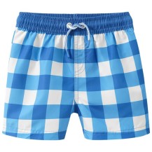 Baby Badeshorts mit Karo-Muster